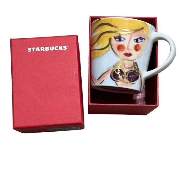 NEW Starbucks Mermaid Espresso Mug - Mini Mug in Box - Picture 1 of 5